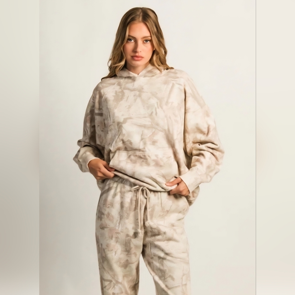Boathouse - Harlow - Camo Lounge Set - Hoodie and Pants - Both Large -NWT